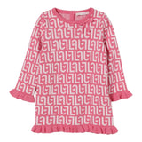Liu Jo Abito Manica Lunga Stampa Fantasia Rosa per Neonata HF5055 ROSA LIU JO 