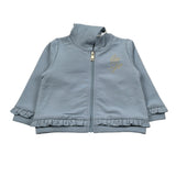 Liu Jo Felpa con Zip E Cappuccio tinta unita Azzurro per Neonata HF5063 AZZURRO LIU JO 