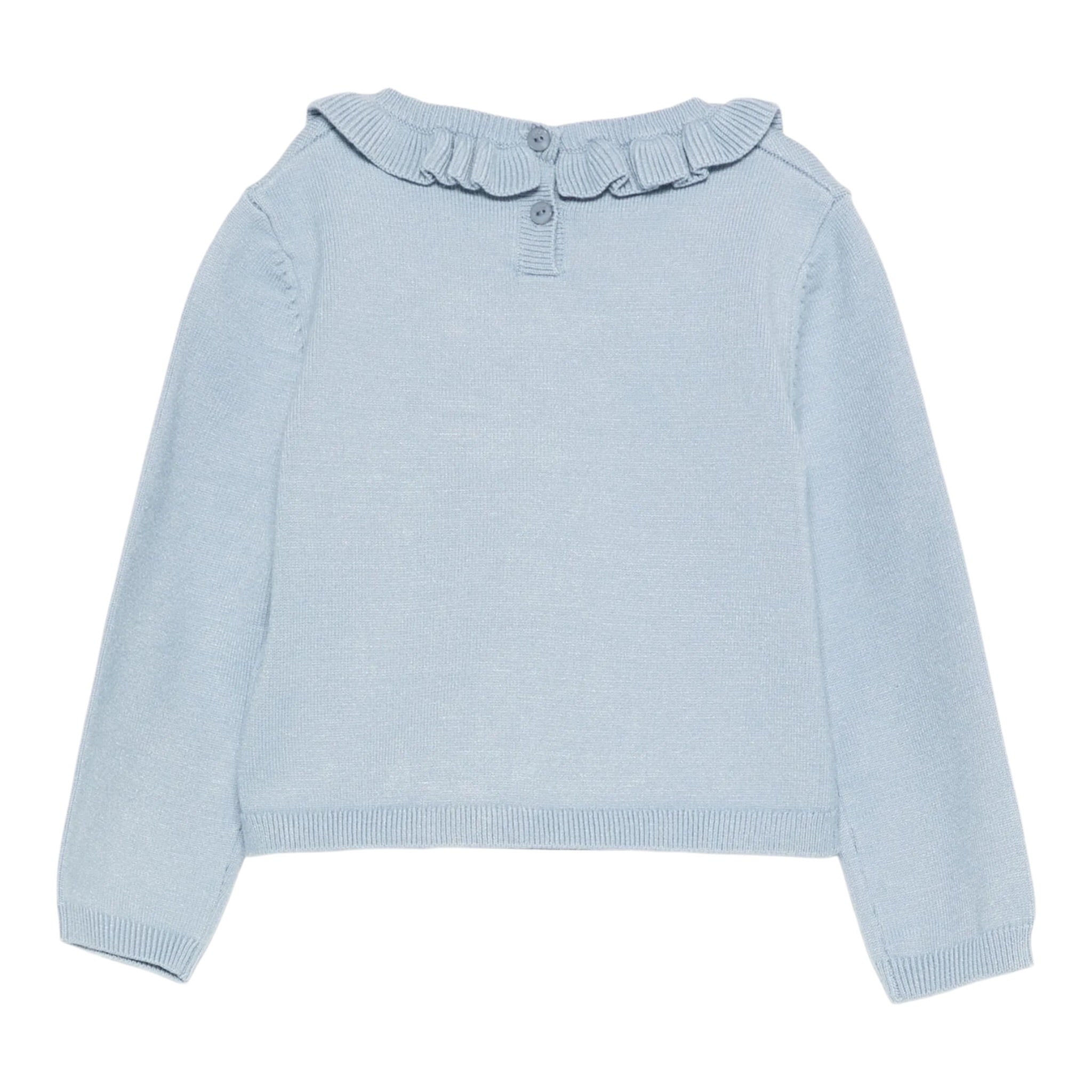 Liu Jo Maglia tinta unita con Ricami Azzurro per Neonata HF5071XX AZZURRO LIU JO 