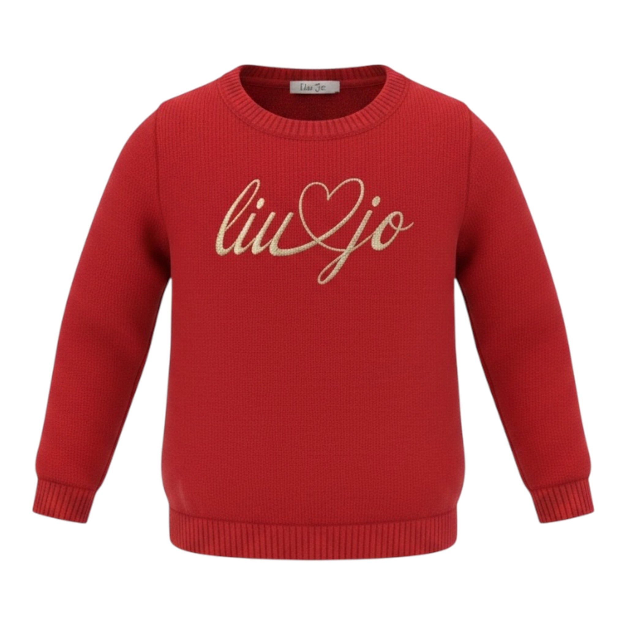 Liu Jo Maglia Girocollo tinta unita con Ricamo Logo Bordeaux per Neonata HF5072XX BORDEAUX LIU JO 
