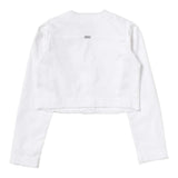 Liu Jo Giubbino In Denim tinta unita Bianco per Neonata KA3106 BIANCO LIU JO 