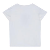 Liu Jo T-Shirt tinta unita con Stampa Bianco per Neonata KA5094 BIANCO LIU JO 