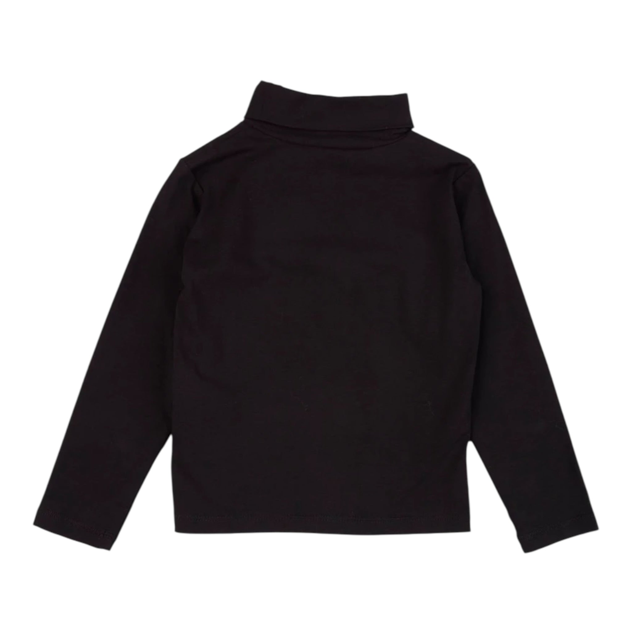 Liu Jo Shirt Collo Alto tinta unita con Logo Nero per Neonata KF4031 NERO LIU JO 