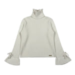 Liu Jo Maglia Collo Alto tinta unita Panna per Bambina KF4094 PANNA LIU JO 