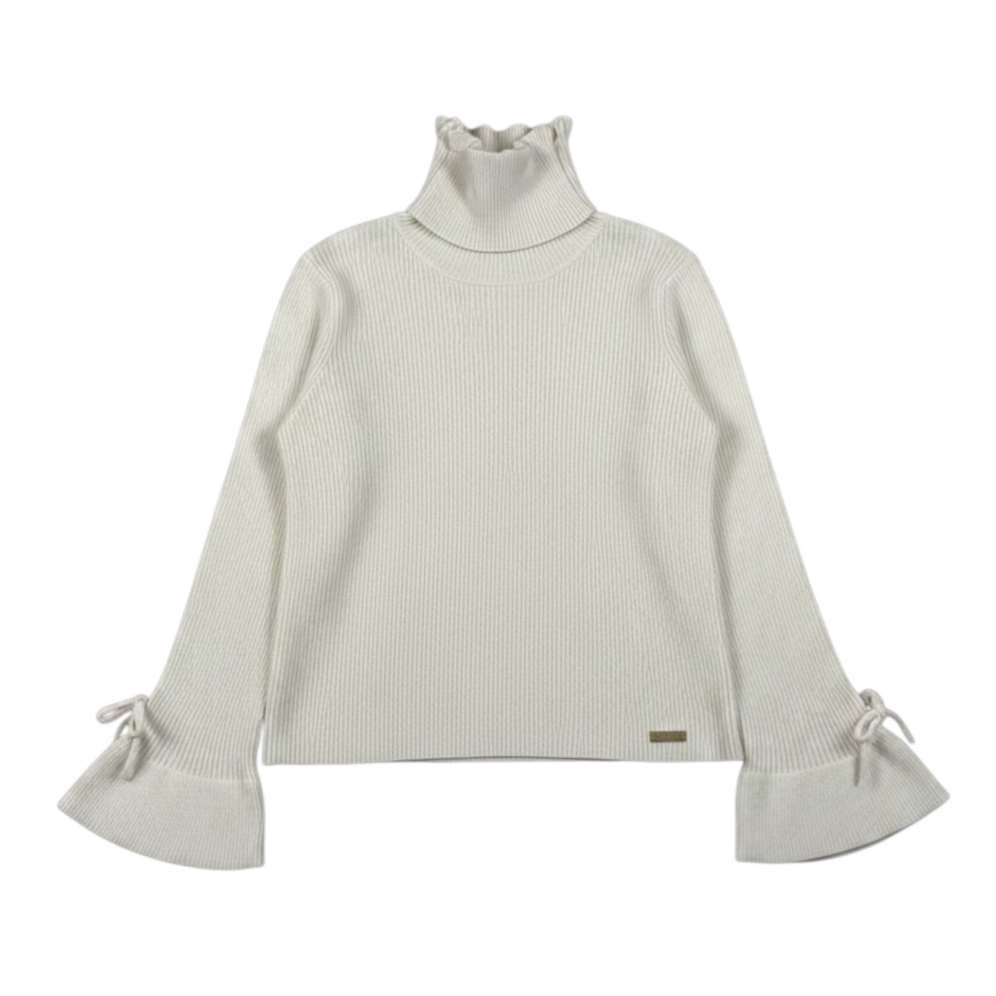 Liu Jo Maglia Collo Alto tinta unita Panna per Bambina KF4094 PANNA LIU JO 