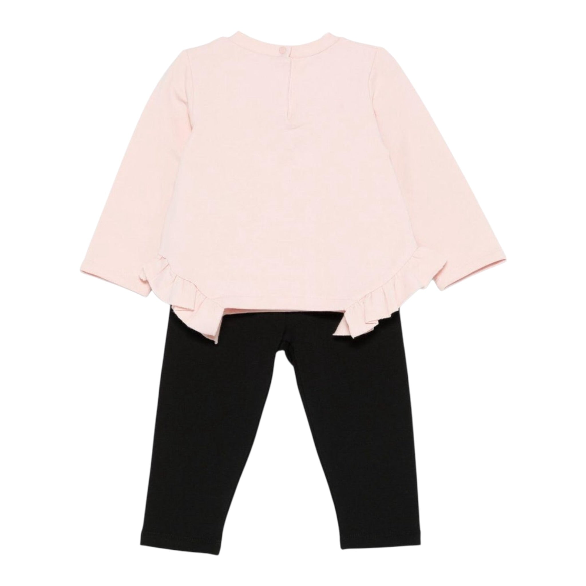Liu Jo Completo 2Pz Felpa-Leggins Bicolore Rosa/Nero per Bambina KF5006 ROSA/NERO LIU JO 