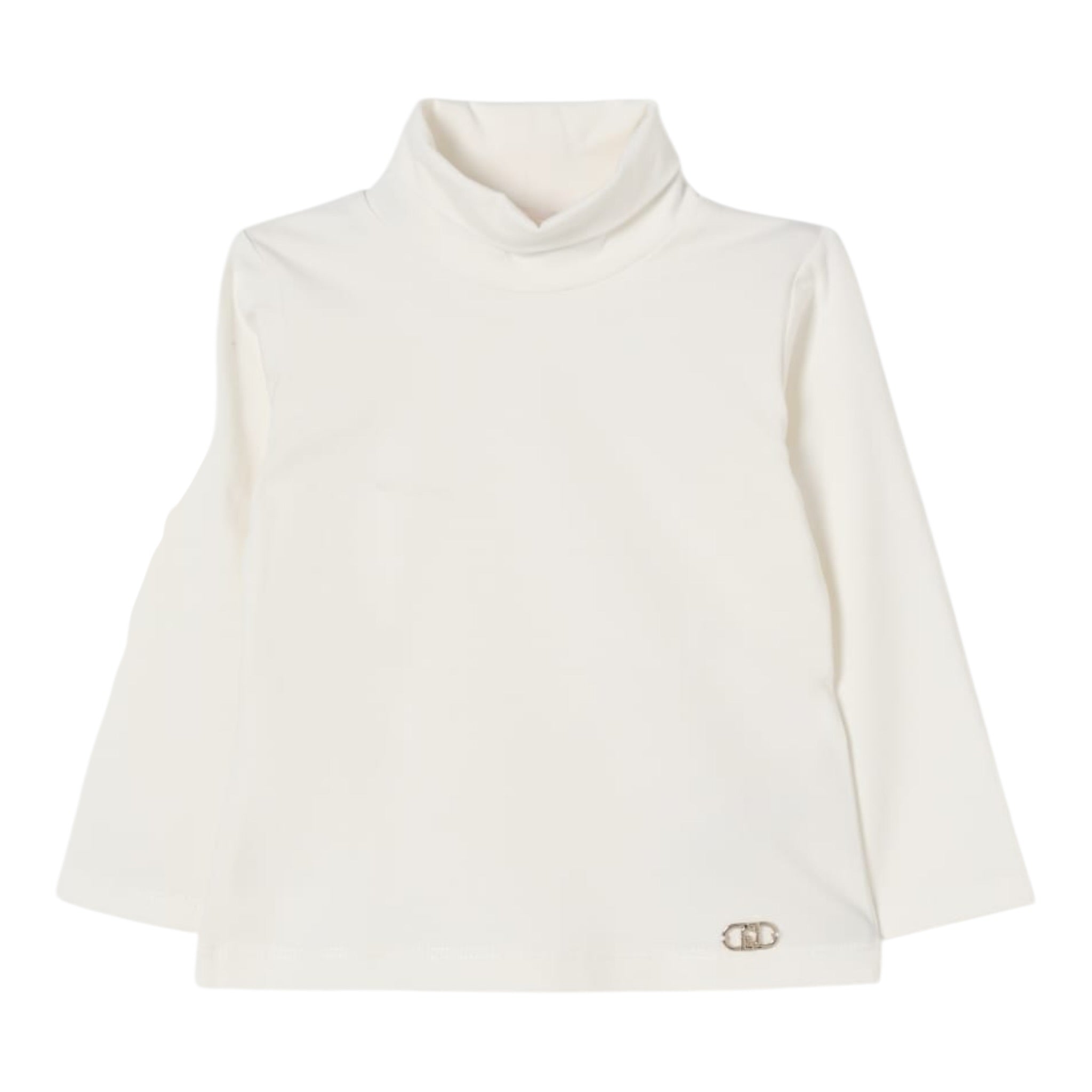 Liu Jo Shirt Collo Alto tinta unita Bianco per Neonata KF5008N BIANCO LIU JO 