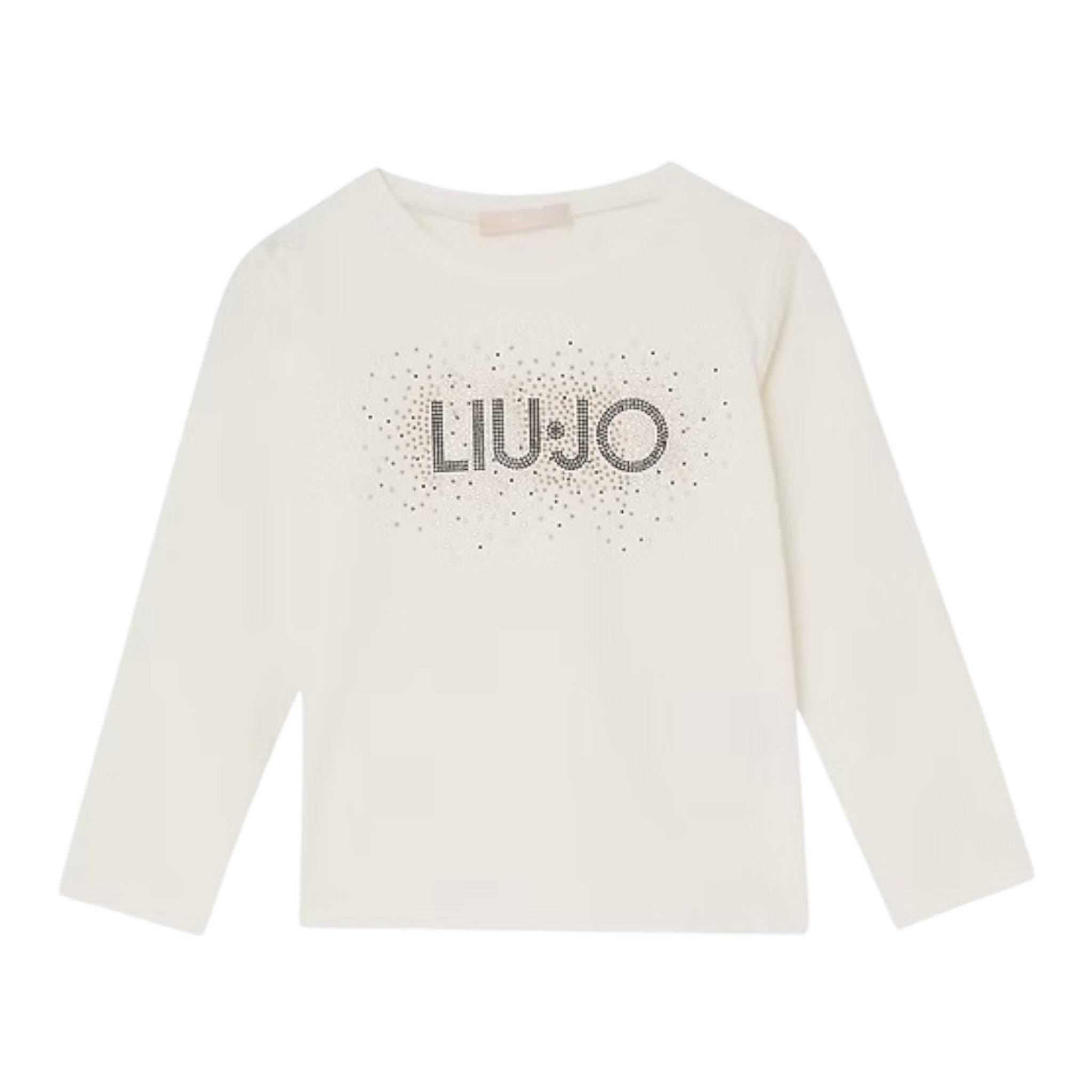 Liu Jo Shirt Girocollo tinta unita Panna per Bambina KF5011JXXX PANNA LIU JO 