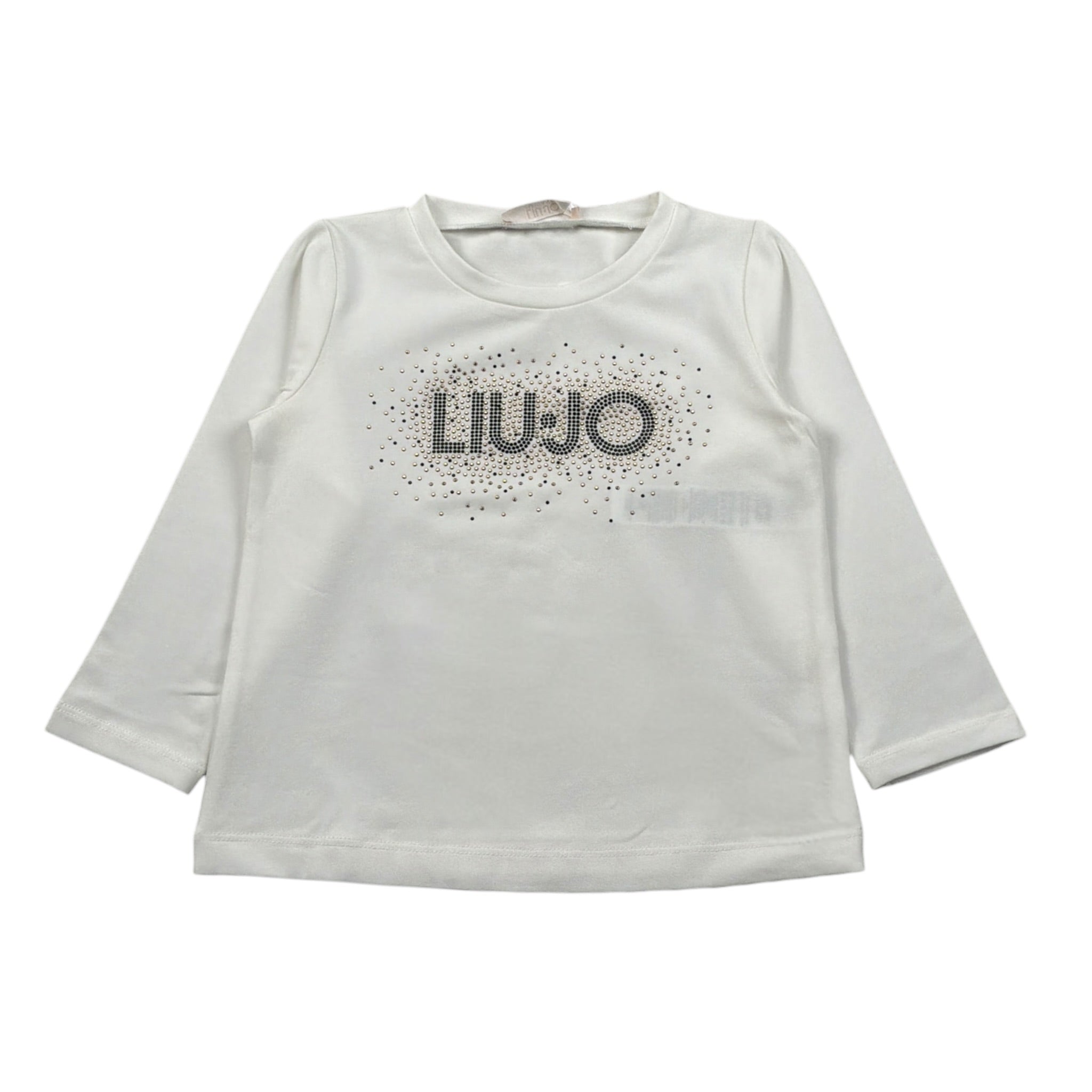 Liu Jo Shirt Girocollo tinta unita Panna per Neonata KF5011N PANNA LIU JO 