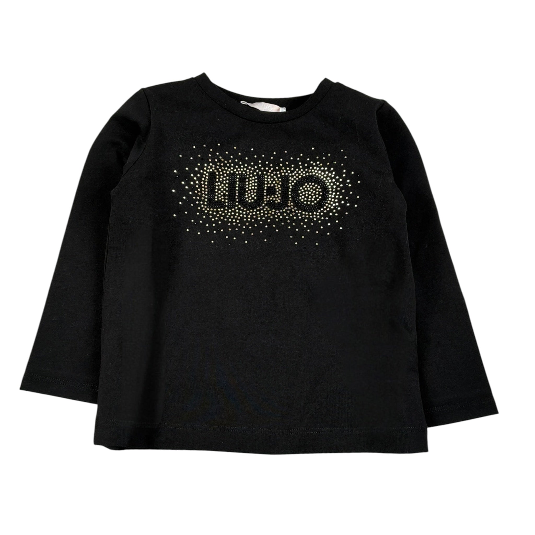 Liu Jo Shirt Girocollo tinta unita Nero per Neonata KF5011XX NERO LIU JO 