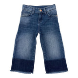 Liu Jo Jeans tinta unita con Girovita Regolabile Blu per Bambina KF5019D BLU LIU JO 