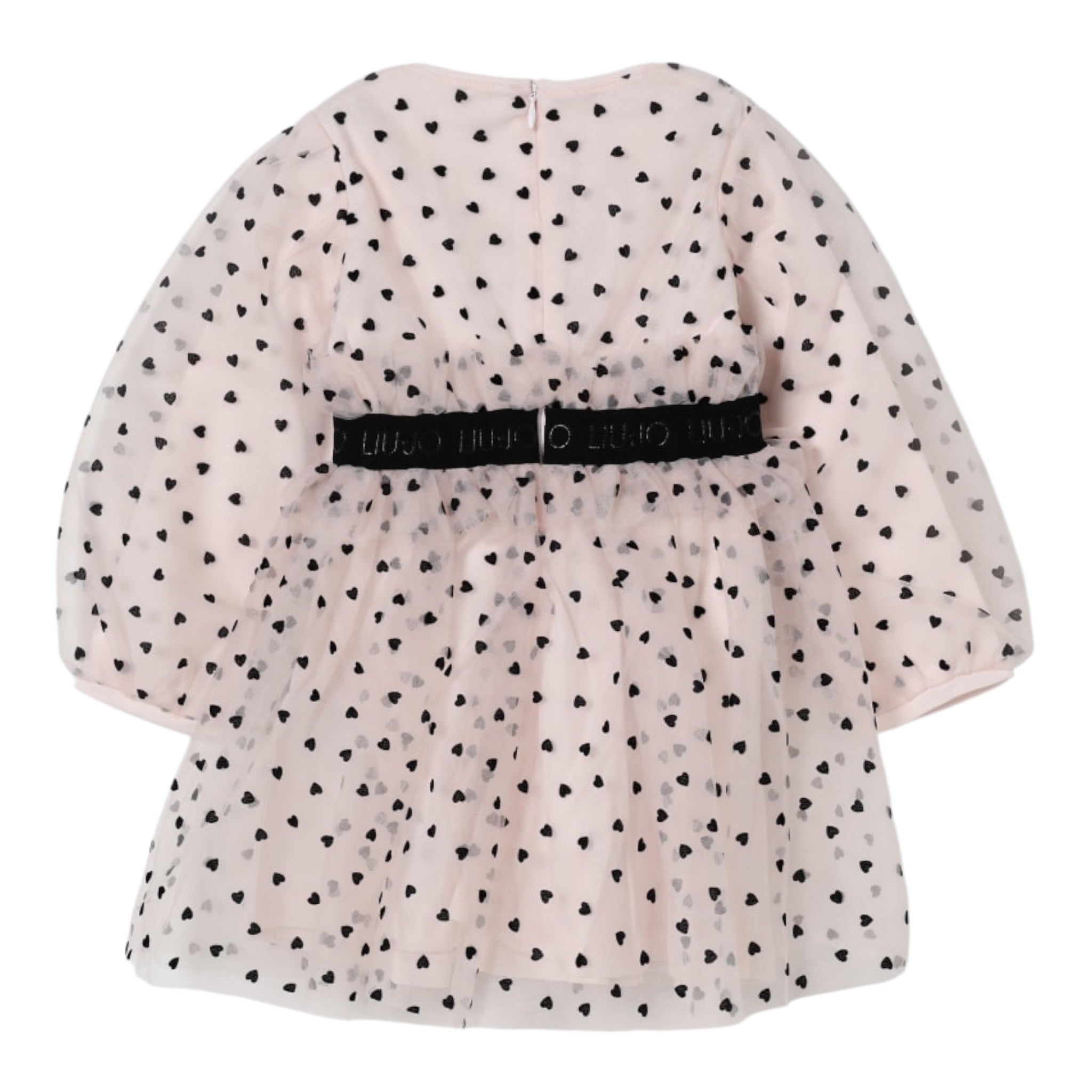 Liu Jo Abito tinta unita con Cuori Rosa per Neonata KF5036 ROSA LIU JO 
