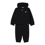Liu Jo Completo 2 Pezzi Felpa-Pantalone tinta unita Nero per Neonata KF5044X NERO LIU JO 