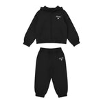 Liu Jo Completo 2 Pezzi Felpa-Pantalone tinta unita Nero per Neonata KF5044XX NERO LIU JO 