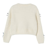 Liu Jo Cardigan tinta unita con Fiocchi Panna per Neonata KF5053N PANNA LIU JO 