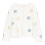 Liu Jo Cardigan tinta unita con Ricami Panna per Bambina KF5053X PANNA LIU JO 