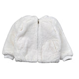 Liu Jo Pelliccia Tinta Uita con Zip E Cappuccio Bianco per Bambina KF5058XXX BIANCO LIU JO 