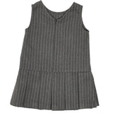 Liu Jo Abito tinta unita con Fantasia A Righe Grigio per Bambina KF5063 GRIGIO LIU JO 