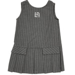 Liu Jo Abito tinta unita con Fantasia A Righe Grigio per Neonata KF5063N GRIGIO LIU JO 