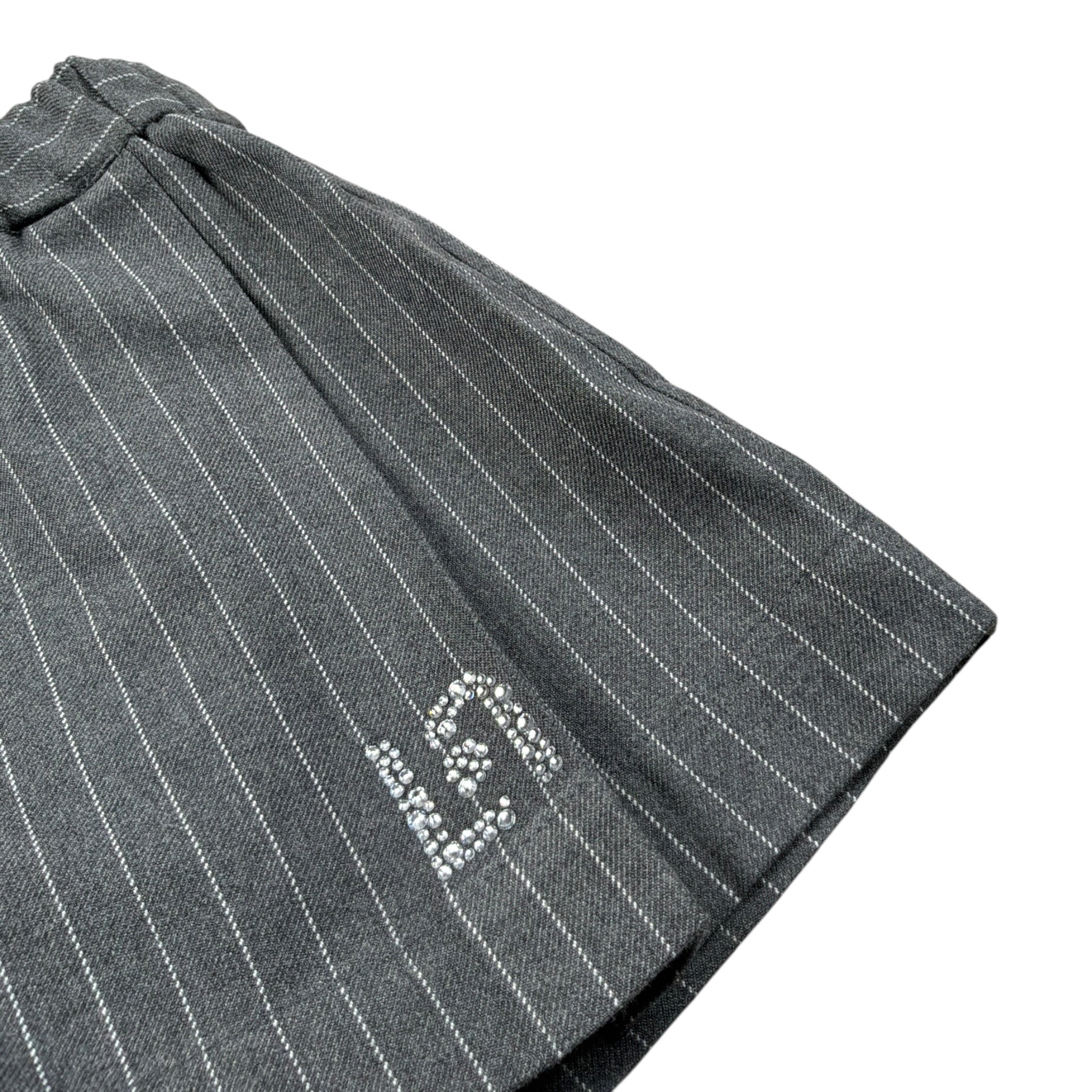 Liu Jo Short tinta unita con Fantasia A Righe Grigio per Neonata KF5064XXXX GRIGIO LIU JO 