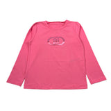 Liu Jo Shirt Girocollo tinta unita con Logo Rosa per Neonata KF5087X ROSA LIU JO 