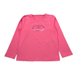 Liu Jo Shirt Girocollo tinta unita con Logo Rosa per Neonata KF5087X ROSA LIU JO 