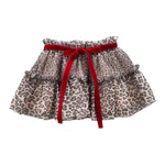 Liu Jo Gonna tinta unita Fantasia Maculata Beige per Bambina KF5103XX BEIGE LIU JO 