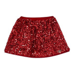 Liu Jo Gonna tinta unita con Paillettes Rosso per Bambina KF5105XXJ ROSSO LIU JO 