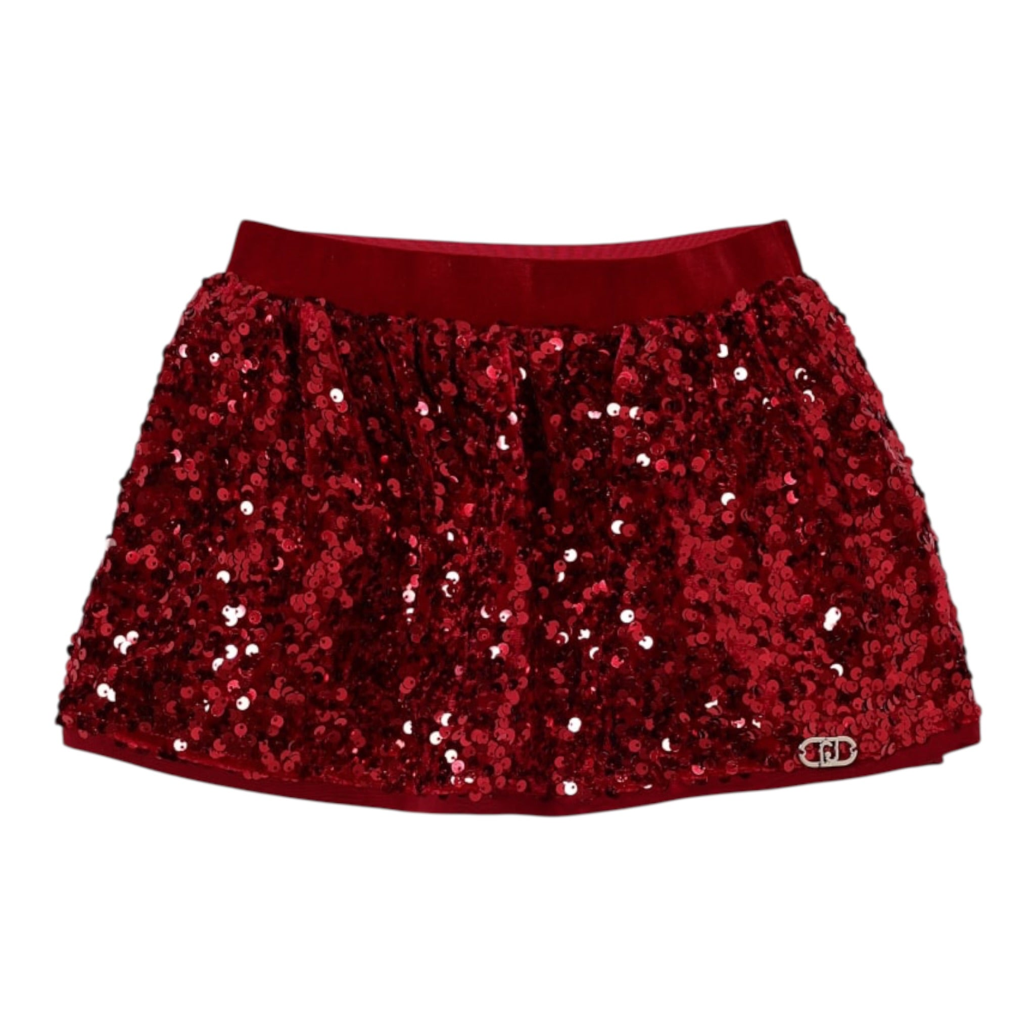 Liu Jo Gonna tinta unita con Paillettes Rosso per Neonata KF5105XXXX ROSSO LIU JO 
