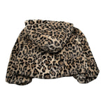 Liu Jo Pelliccia con Cappuccio Fantasia Maculata Marrone per Neonata KF5106X MARRONE LIU JO 