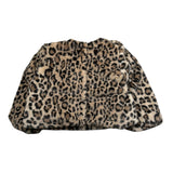 Liu Jo Pelliccia con Cappuccio Fantasia Maculata Marrone per Neonata KF5106X MARRONE LIU JO 