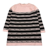 Liu Jo Abito Manica Lunga tinta unita con Logo Rosa per Bambina KF5130X ROSA LIU JO 