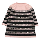Liu Jo Abito Manica Lunga tinta unita con Logo Rosa per Neonata KF5130XXN ROSA LIU JO 