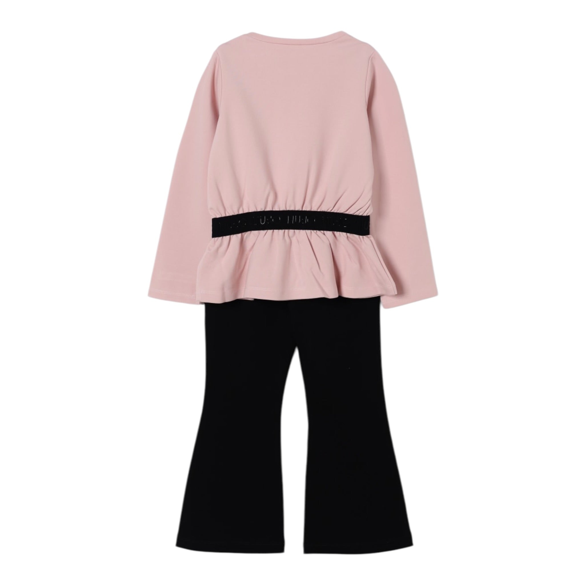 Liu Jo Completo 2 Pezzi Shirt-Leggins Rosa/Nero per Bambina KF5131N ROSA/NERO LIU JO 
