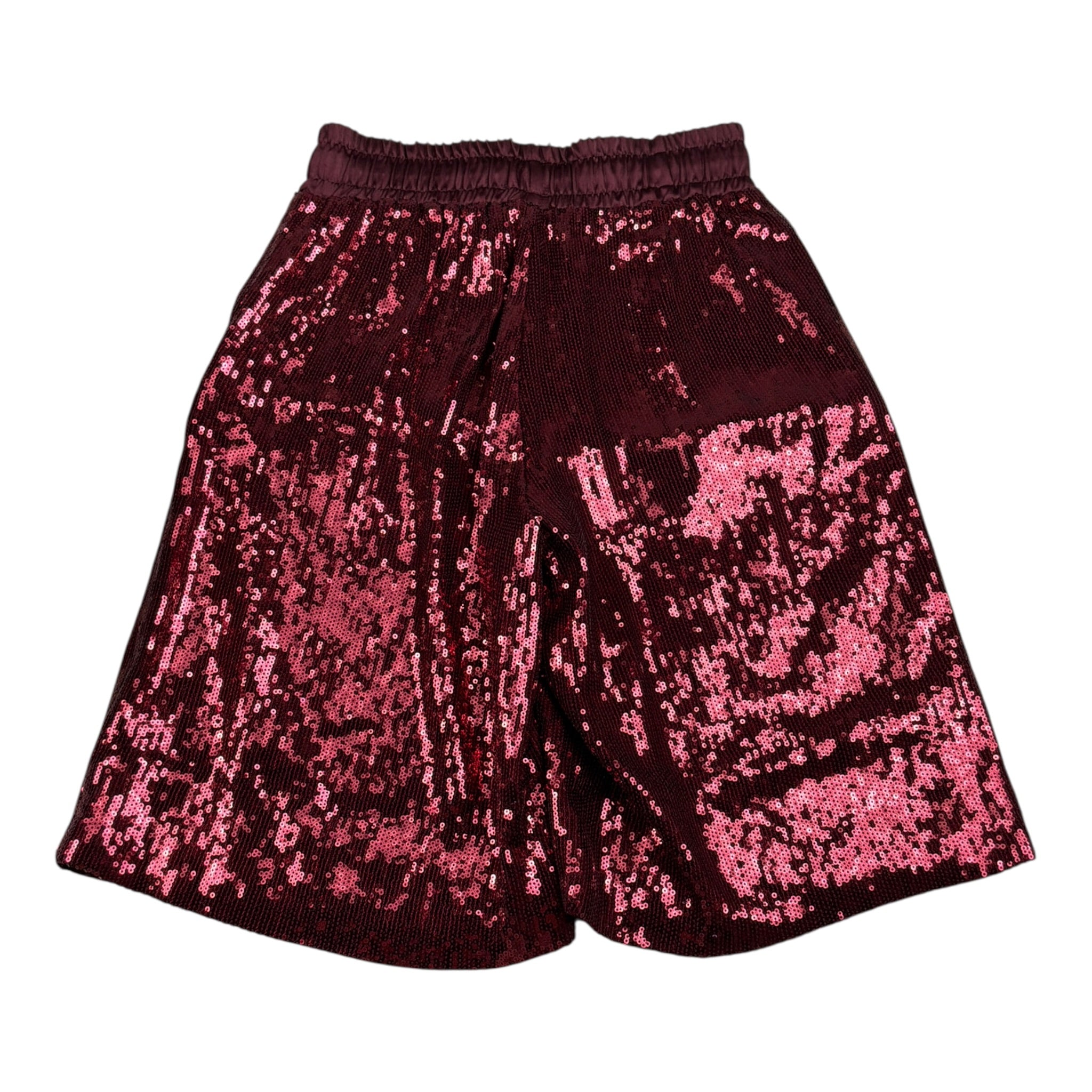 Lu Lu By Miss Grant Short tinta unita con Paillettes Bordeaux per Bambina LL3728X BORDEAUX LU LU BY MISS GRANT 