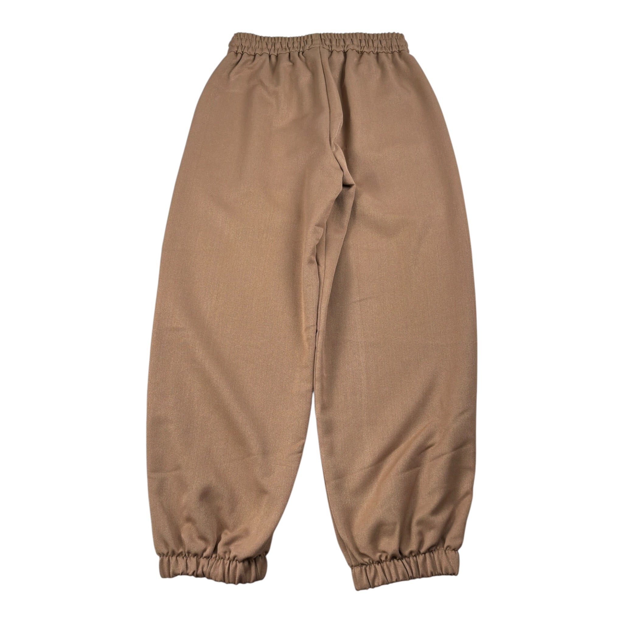 Lu Lu By Miss Grant Pantalone tinta unita con Elastico In Vita Cammello per Bambina LL3791 CAMMELLO LU LU BY MISS GRANT 