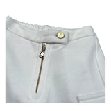 U+È Pantalone tinta unita Modello Palazzo Bianco per Neonata UE1482 BIANCO U+è 