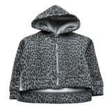 U+È Felpa con Zip E Cappuccio Stampa Fantaisa Grigio per Neonata UE1612 GRIGIO U+è 