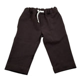 U+È Pantalone tinta unita con Elastico In Vita Marrone per Neonato UEM0421 MARRONE U+è 