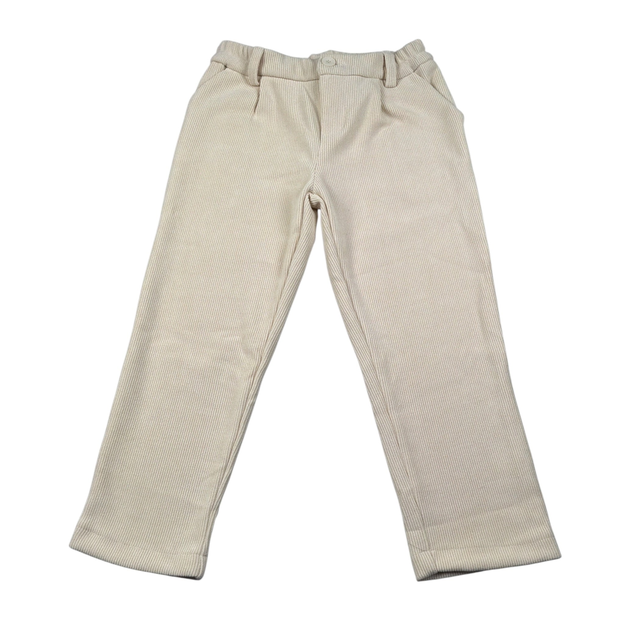 M+E' Pantalone tinta unita con Elastico In Vita Beige per Neonato UEM0610N BEIGE M+E' 