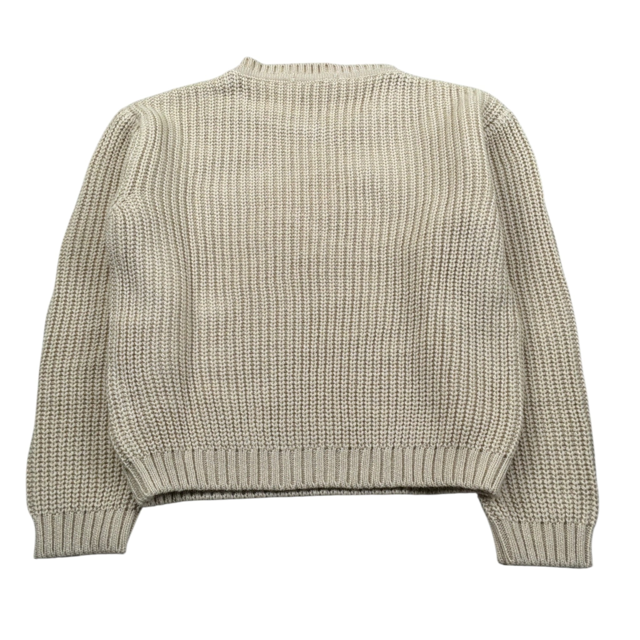 U+È Maglia Girocollo tinta unita Beige per Bambina UM0472 BEIGE U+è 