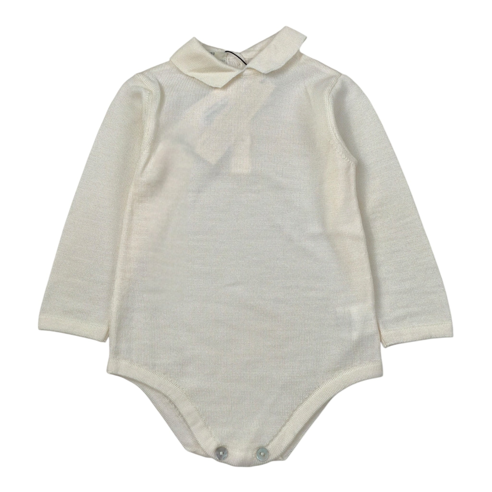 Maglifici Di Verona Body tinta unita con Colletto Panna per Neonata 045206 PANNA MAGLIFICI DI VERONA 