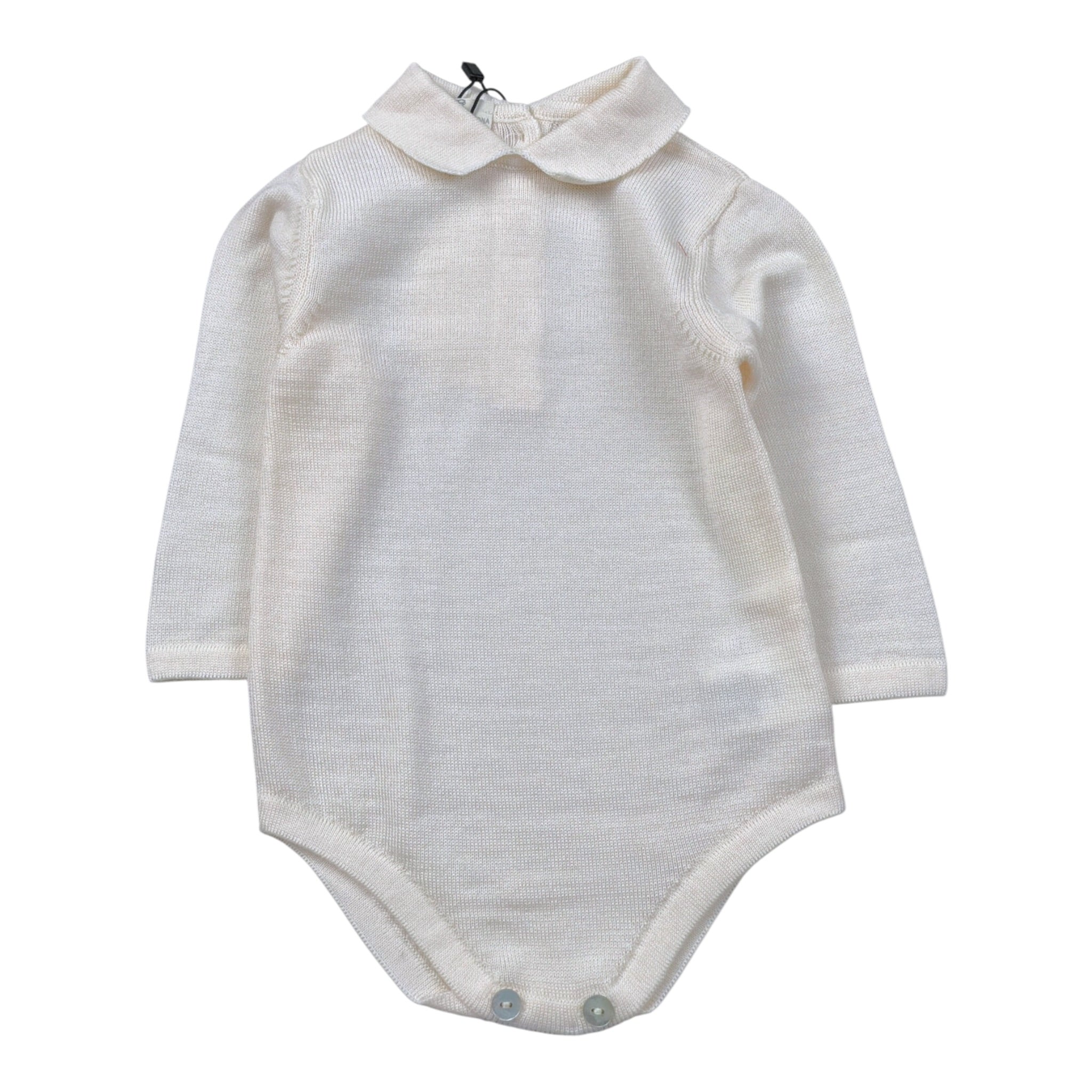 Maglifici Di Verona Body tinta unita con Colletto Panna per Neonata 045206X PANNA MAGLIFICI DI VERONA 