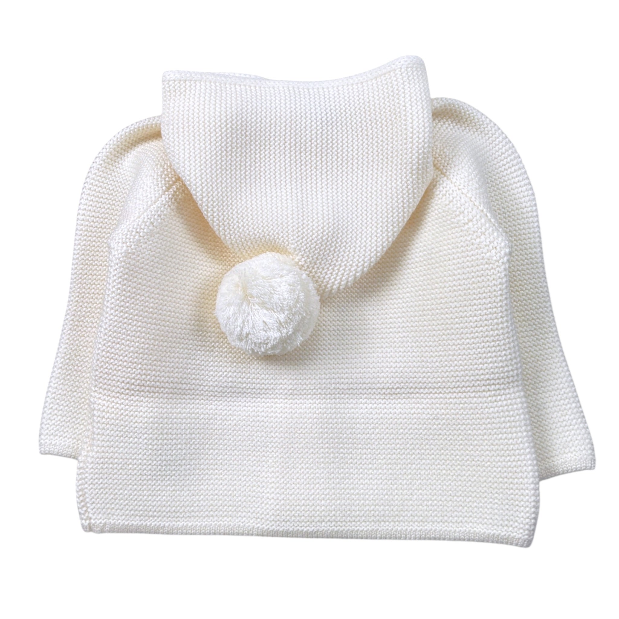 Maglifici Di Verona Cardigan tinta unita con Cappuccio Panna per Neonato 045223 PANNA MAGLIFICI DI VERONA 