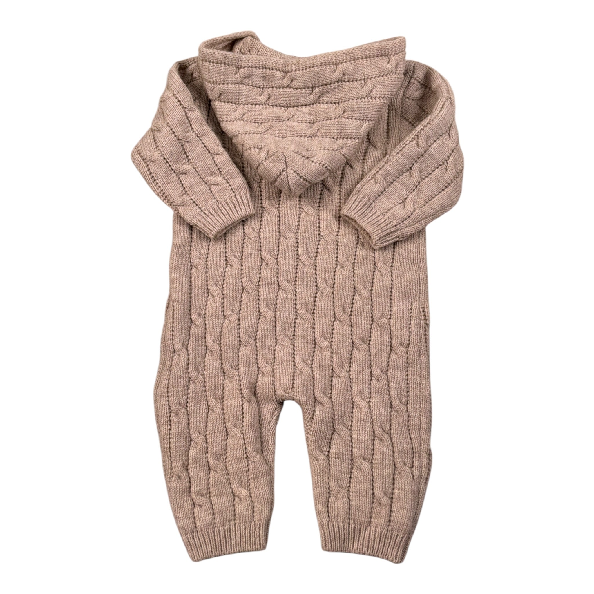 Maglifici Di Verona Pagliaccetto tinta unita con Cappuccio Beige per Neonato 045272 BEIGE MAGLIFICI DI VERONA 