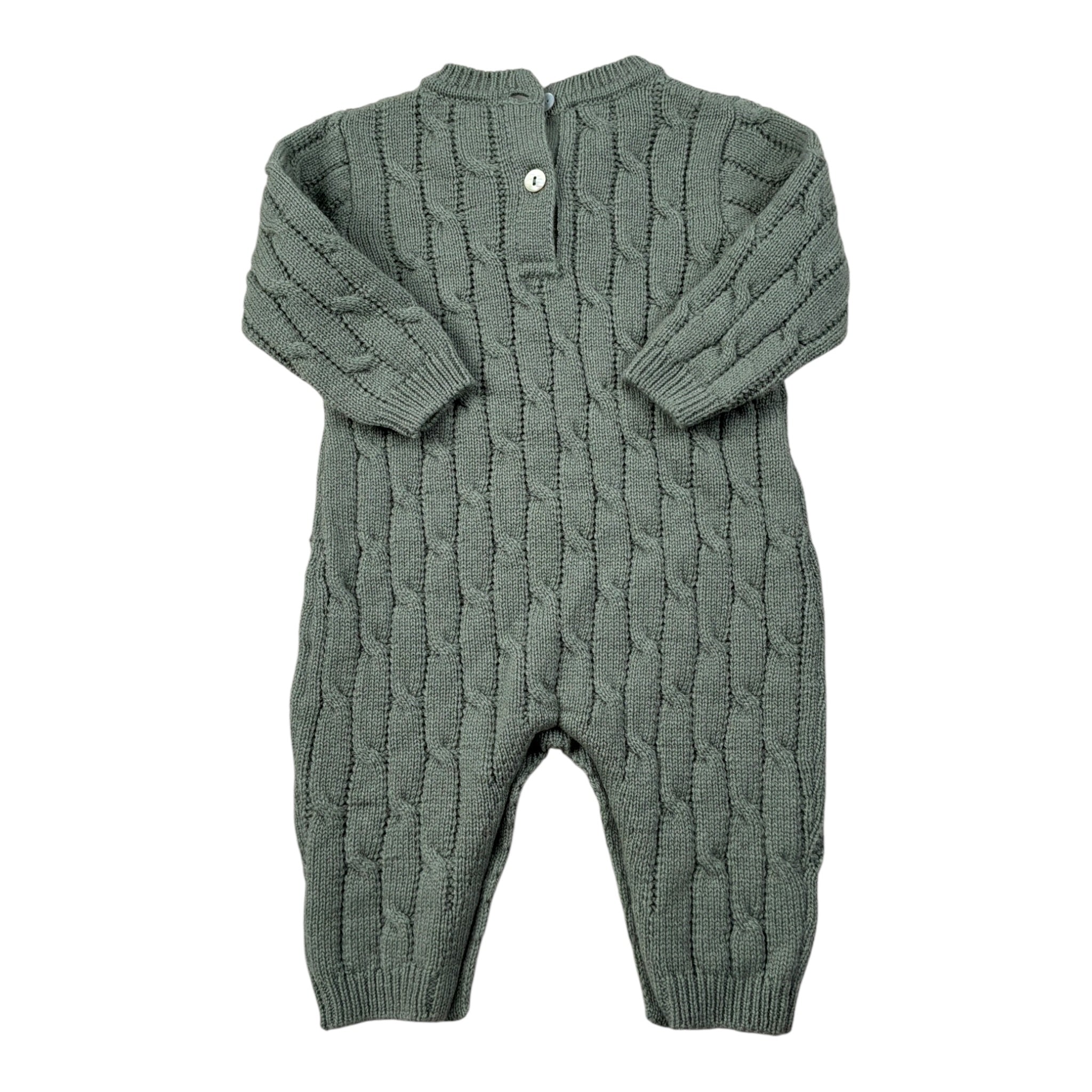 Maglifici Di Verona Tutina In Maglia tinta unita Verde per Neonato 045274 VERDE MAGLIFICI DI VERONA 