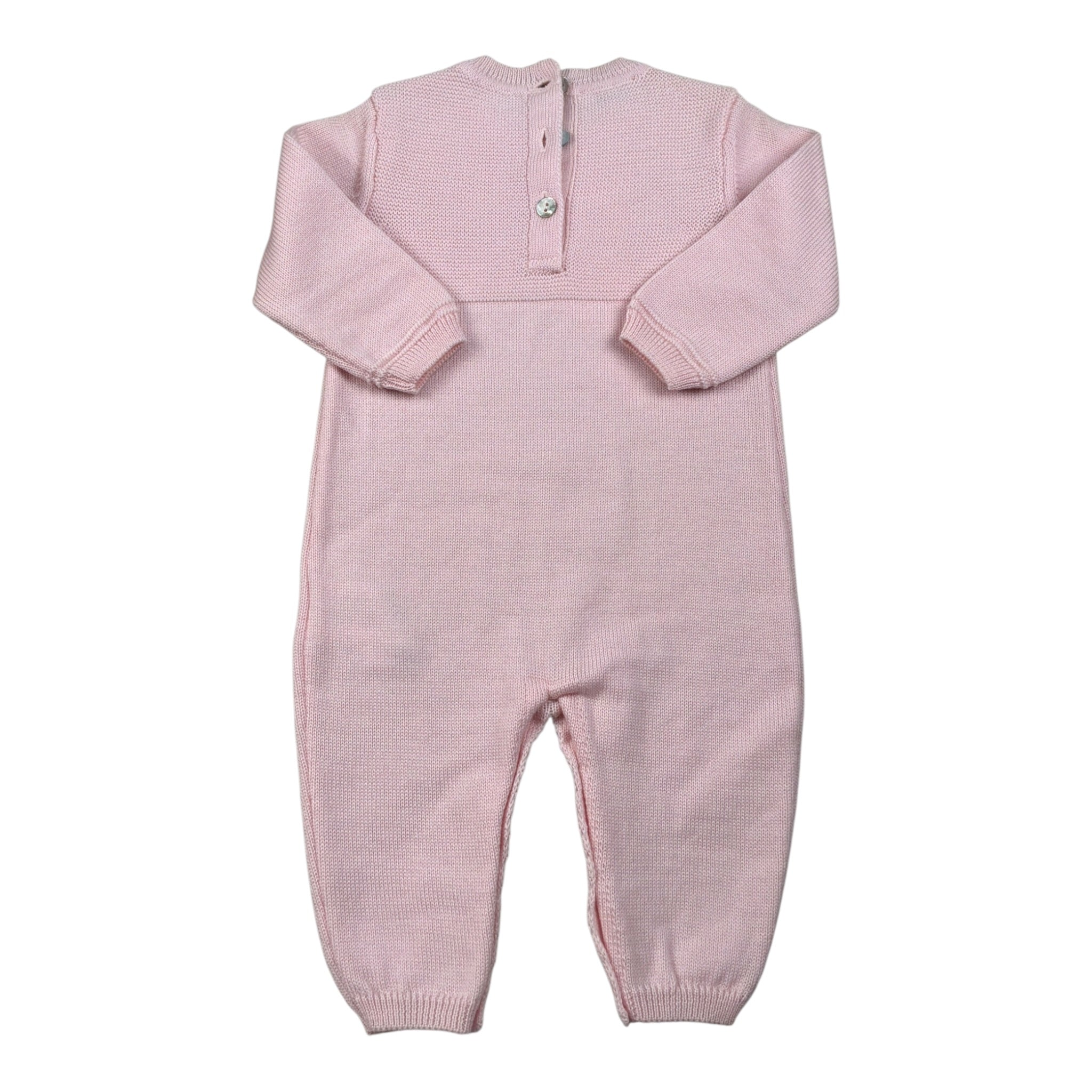 Maglifici Di Verona Tutina In Filo tinta unita Rosa per Neonata 045287X ROSA MAGLIFICI DI VERONA 