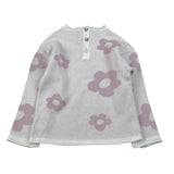 Maglifici Di Verona Maglia tinta unita con Stampa Fiori Bianco per Neonata 045334 BIANCO MAGLIFICI DI VERONA 