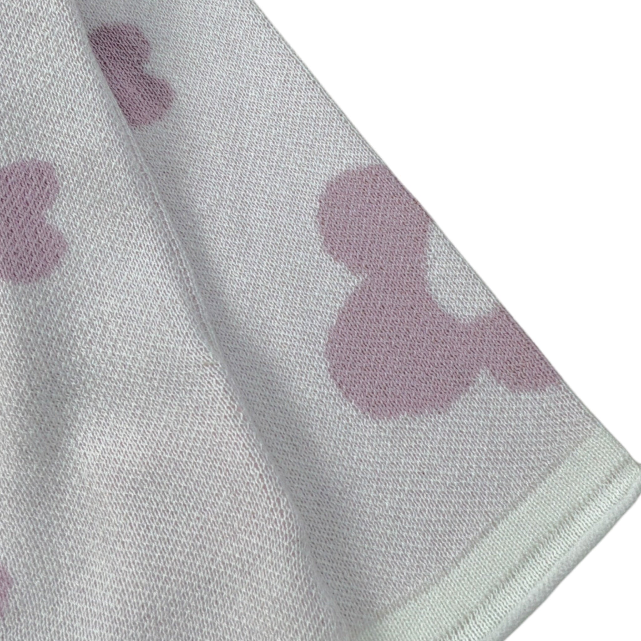 Maglifici Di Verona Maglia tinta unita con Stampa Fiori Bianco per Neonata 045334 BIANCO MAGLIFICI DI VERONA 