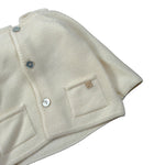 Maglifici Di Verona Cardigan tinta unita con Cappuccio Panna per Neonata 045410 PANNA MAGLIFICI DI VERONA 
